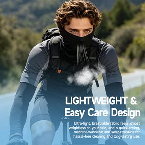 Cache-cou multifonctionnel léger et respirant, masque facial extensible, écharpe tubulaire pour la randonnée, la course à pied et le cyclisme – Prix bas - Product Image 5