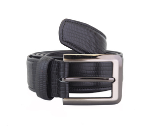 Ceinture en cuir unisexe, finition lisse et polie, pour un look de bureau et formel, ceinture en cuir réglable, style artisanal pour un ajustement parfait - Product Image 2
