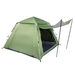 Tenda Familiare Verde per Quattro Persone 240*240*150cm, Tenda Rapida da Campeggio - Product Image 3