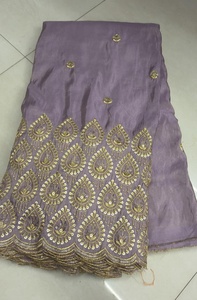Tissu Zari Daman Work élégant, tissé à la main, pour tenues de soirée, collection exclusive de créateurs, vêtement de festival - Product Image 2