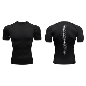 <b>Men</b> Rash Guard Graphic <b>Compression</b> <b>Shirts</b> <b>for</b> <b>Men</b> Gym Workout Athletic Quick Dry Tshirt Tops Training Running Under Flexibility - Product Image 1