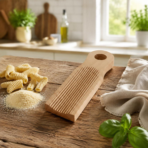 Planche à découper en bois pour pâtes avec surface rainurée pour la préparation de gnocchis et de nouilles, outil à pâtes, passe au lave-vaisselle - Product Image 6