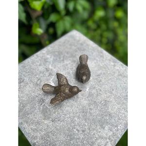 Coffrets cadeaux, ornements en bronze en forme de petits oiseaux, artisanat en métal pour la décoration de table, comptoir, jardin - Product Image 1