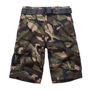 DISCOVER-IMPEX 2026 Shorts cargo camouflage pour hommes, vente en gros, multi-poches, tactiques, décontractés, en coton, pour l'extérieur - Product Image 3