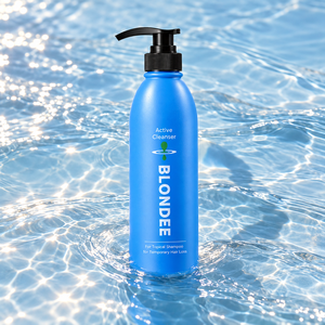 Blondee 1000ml Gel Shampooing 2-en-1 Actif pour la Repousse des Cheveux, Anti-Pelliculaire, Anti-Démangeaisons, Cheveux Abîmés, Prévention Efficace de la Chute des Cheveux - Product Image 1