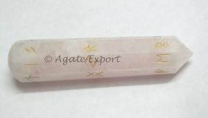 Cornaline 16 Faceted Crystal Craft pour le massage et la guérison - Product Image 6