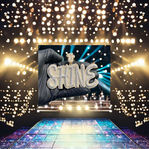 Collar con Colgante de Diamante Moissanite de Corte Brillante en Plata 925, Chapado en Rodio, con Inicial de Letra Personalizada, Estilo Hip Hop, Unisex - Product Image 3