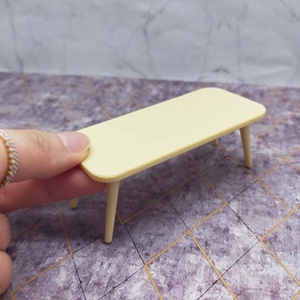 1/12 Scale Dollhouse Coffee <b>Table</b>-Simple Stylish Design with DIY Finish - Product Image 5