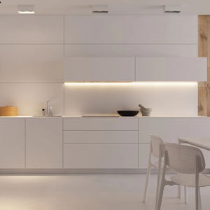 Ensemble d'armoires de cuisine modernes en bois blanc sur mesure JY Project, armoire de garde-manger modulaire, îlot, prêt à assembler, utilisation hôtelière de luxe - Product Image 5