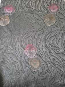 Abaya ผ้าซาตินสำหรับผู้หญิง100% ผ้าโพลีเอสเตอร์ผ้าแจ็คการ์ดลายหยดน้ำฝน PK 1544 COLOUR NO 3เส้นด้ายพิเศษสำหรับเสื้อผ้า - Product Image 2