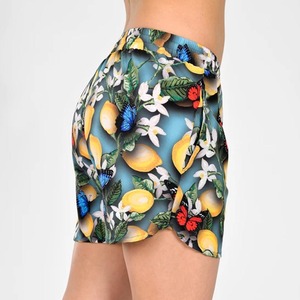 Nueva Colección de Shorts de Baño de Secado Rápido para Mujer con Bolsillos, Cordón Ajustable en la Parte Inferior, Diseño Gráfico 3D, Shorts de Playa Casuales - Product Image 4