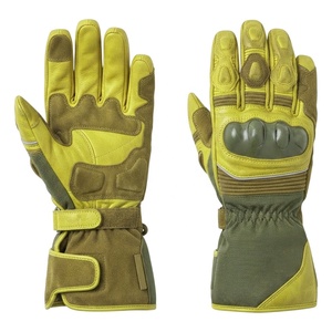Gants de course SAAR INDUSTRIES, en cuir, avec protection complète des doigts, sangle de poignet réglable, fermeture à boucle, imperméables, compatibles avec les écrans tactiles - Product Image 6