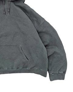 Sweat à capuche vintage délavé de haute qualité conçu sur mesure pour les hommes Sweats à capuche unis à épaules tombantes pour l'hiver - Product Image 2