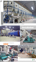 Usine de fabrication de palettes en biomasse à base de granulés de bois à haute productivité avec roulement et moteur, capacité de 1 à 40 t/h
