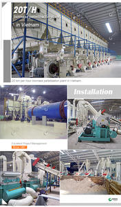 โรงงานผลิตเม็ดไม้ชีวมวลแบบพาเลทท์ ผลิตภาพสูง พร้อมแบริ่งและมอเตอร์ กำลังการผลิต 1-40 ตัน/ชม. - Product Image 4