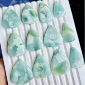 Lote de Hemimorfita Azul de Calidad AAA, Cabujones de Hemimorfita, Piedras Sueltas para Joyería, Precio al por Mayor - Product Image 2