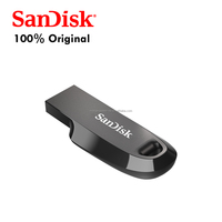 Clé USB Ultra Curve 3.2 SDCZ550-064G-G46 64 Go en plastique, vitesse de lecture de 100 Mo/s pour tablette PC