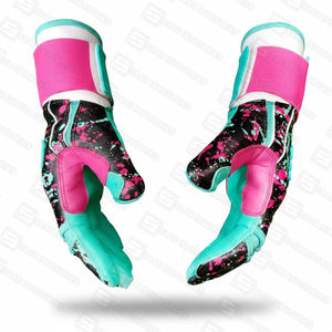 Gants de frappeur de baseball et de softball en cuir sublimé personnalisés, taille adulte, manchette longue, combinaison de couleurs unique, entraînement - Product Image 6
