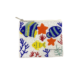 Beaded Coin <b>Purse</b> La Dolce Vita Pattern Zipper Closure Mini <b>Cute</b> Handmade Beaded Pouch Unisex Fashion Accessory customized - Product Image 6