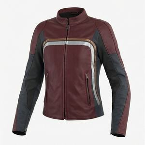 Chaqueta de Motociclista de Cuero para Mujer, Cuero Vacuno Premium, Equipo de Protección para Motociclistas, Ropa Exterior para Turismo, Corte Ajustado, en Color Personalizado - Product Image 1