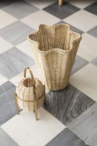 Vase en rotin naturel fait main, fabricant en gros, urne en rotin tissé pour la décoration intérieure - Product Image 2