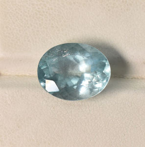 14. 5X11.5X8mm Oval AA Calidad Flawless Genuine Aquamarine Oval Impresionante Alta calidad Blue Aquamarine Faceted Oval Cut Stone - Product Image 1