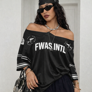 Jersey Deportivo Personalizado de Malla Negra Unisex, Estilo Urbano, 100% Poliéster, Proveedor Mayorista de Jerseys de Fútbol Americano - Product Image 3