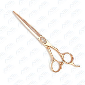 Ciseaux à cheveux professionnels rose bijou, outils de coiffure, 6,0-6,8 pouces, acier, cisailles de précision pour stylistes - Product Image 1