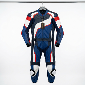 Traje de Motocicleta de Cuero Hecho a Mano de Primera Calidad, Talla, Color y Diseño Personalizados, Logotipo, Equipo de Carreras - Product Image 2