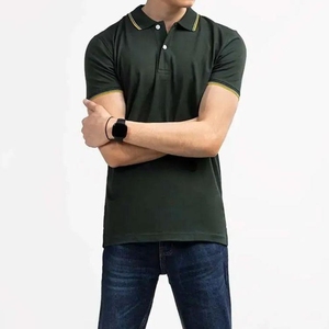 Polo d'affaires haut de gamme en coton piqué personnalisé avec logo brodé, uniforme de bureau, uniforme d'entreprise, polo OEM - Product Image 3