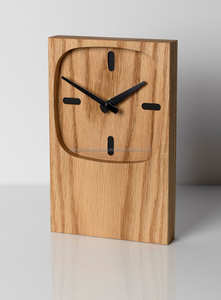 High Quality Acacia Wood Table <b>Clock</b> Home Decorative Wall <b>Clock</b> <b>for</b> Living Room <b>Bedroom</b> Office Handmade Crafts From India - Product Image 2