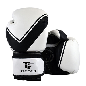 Nouveaux gants de boxe noirs avec logo personnalisé, gants de boxe professionnels pour l'entraînement, le sparring et le MMA - Product Image 4