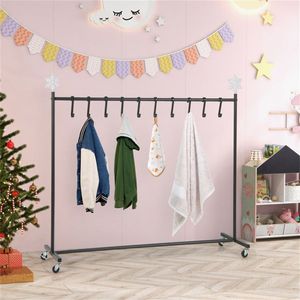 Supporto per Calze di Natale Personalizzabile da 46 Pollici con 10 Ganci Rimovibili, 6 Decorazioni, Capacità 136 kg, 4 Ruote (2 con Freno) - Product Image 6