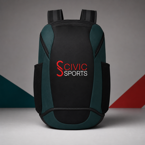 กระเป๋าออกกำลังกายกันน้ำ Civic Sports ความจุขนาดใหญ่ พร้อมซับใน PVC 20-37 ลิตร แบบ Unisex  กระเป๋าสะพายหลังนุ่มสำหรับเล่นกีฬาและเดินป่า สายสะพายไหล่โค้ง - Product Image 1
