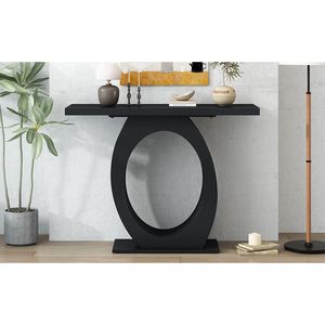 Tavolo Console Moderno e Elegante Mirod con Base a Forma di Uovo per Maggiore Stabilità e Durabilità Design Raffinato per Arredamento Casa - Product Image 3