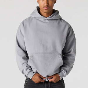 2026 New Winter <b>Men</b> Hoodies Comfortable Soft High Quality 500 GSM <b>Thick</b> Heavyweight 100%Cotton Fleece Material Breathable <b>Hoodie</b> - Product Image 1