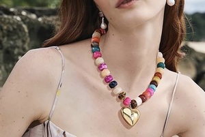 Collier en résine fait main ILAHI, art populaire religieux féerique, accessoire de bijouterie DIY audacieux et accrocheur, pour les passionnés de mode moderne Uttar - Product Image 1