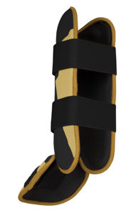 Protège-jambes de baseball en cuir PU avec fermeture auto-agrippante – Protection professionnelle pour l'entraînement sportif des adultes toutes saisons - Product Image 4