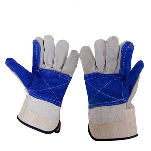 Guantes de Trabajo de Cuero Vacuno Canadiense de Alta Resistencia, Guantes de Seguridad Industriales Duraderos a Buen Precio - Product Image 2