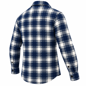 Wholesale Men <b>Plaid</b> Flannel <b>Shirt</b> Heavy Cotton Casual Button Down <b>Shirt</b> Long Sleeve Check <b>Shirt</b> Custom Mens Work Flannel <b>Shirt</b> - Product Image 6