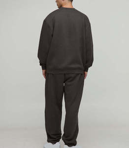 Sudadera de Forro Polar de Algodón Oversize para Hombre 2026, Jersey Liso de Invierno con Logotipo Personalizado, Chándal al por Mayor para Hombre - Product Image 3