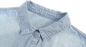 Camisas Vaqueras Casuales de Moda para Mujer, Camisas Vaqueras de Alta Calidad con Botones, Camisas Vaqueras Modernas para Mujer - Product Image 3