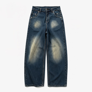 Jeans pour hommes OEM, jeans délavés, jeans indigo pour les détaillants de mode américains, prix d'usine, fournisseur en gros - Product Image 3