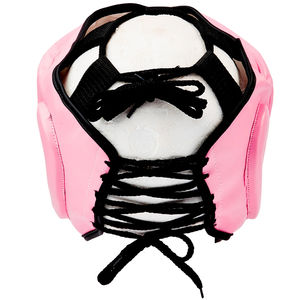 อุปกรณ์ป้องกันศีรษะหนัง PU น้ำหนักเบา ระบายอากาศได้ดี เป็นมิตรกับสิ่งแวดล้อม ทนทาน สำหรับผู้ใหญ่-ฝึกซ้อมมวย ดีไซน์ปรับแต่งได้ - Product Image 6