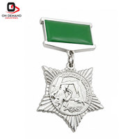 Insignias de premio personalizadas, emblemas de reconocimiento dorados para escuelas, clubes, competiciones, eventos y organizaciones