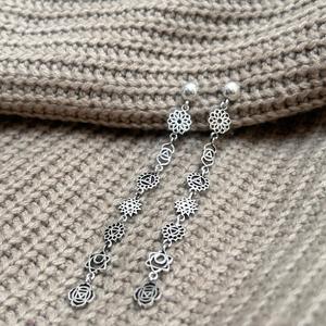 Pendientes Largos Bohemios de 7 Chakras, Plateados, con Símbolos Espirituales Sagrados, para Mujeres, Yoga, Meditación, Fiestas y Regalos, Venta al Por Mayor - Product Image 1