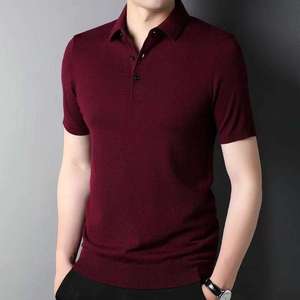 Camiseta de Golf de Lujo 100% Algodón para Hombre, con Logotipo Personalizado, Jersey Sólido, Manga Corta, Corte Holgado, Alta Calidad - Product Image 6