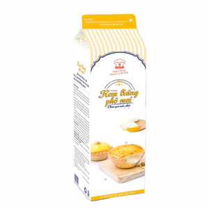 Vente en gros directe du fabricant Crème non laitière pour pâtisserie et desserts Crème à œufs non cuite 1KG HALAL OEM/ODM Prix attractif - Product Image 1