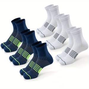 Calcetines Deportivos Personalizados OEM con Diseño de Cinta FS para Hombre, Antideslizantes, para Fútbol, Tejidos de Verano con Logotipo en el Puño, Venta al Por Mayor - Product Image 2