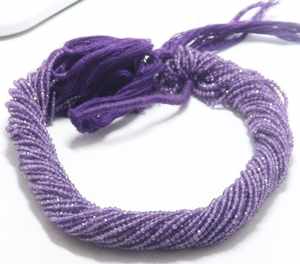 Cuentas Redondas Microfacetadas de Amatista Africana Natural AAA de 2 mm, 10 Hilos, 13.5 Pulgadas, Amatista Púrpura de Alta Calidad, Piedras Preciosas Sueltas - Product Image 3